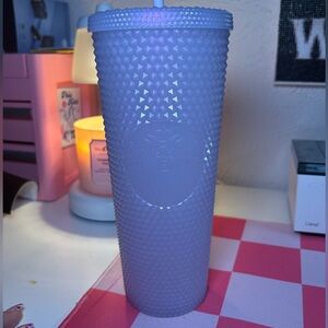 🦄 Starbucks Lavender Iridescent Studded Tumbler – Venti (24 oz)